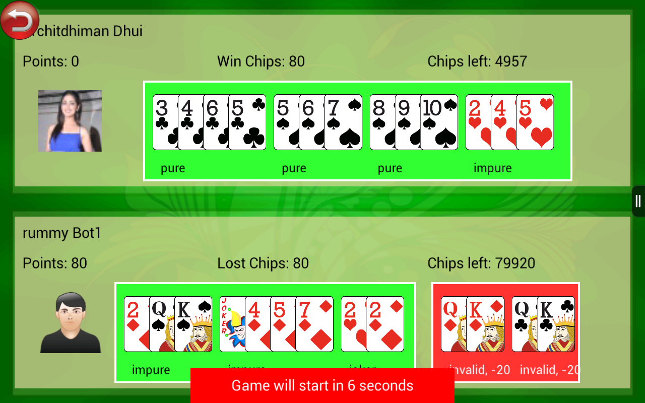 Indian Rummy 13 card points rummyAmazon.caAppstore for Android