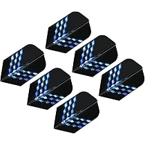 Slim Dart Flights 6-Pack - PET Arrow Pattern For Steel & Soft Tip Darts ...