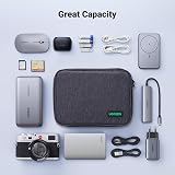 UGREEN Travel Cable Organizer Large Capacity Tech Pouch 8.46 x 10.35 in view 3