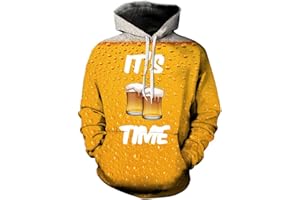 Imbry Men Women Unisex 3D Printed Hoodies Wolf Galaxy Pullover Hooded Sweatshirts Sweater
