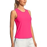 Hiverlay Workout Tank Tops for Women Sleeveless Athletic Cropped Tank Top Sports Gym Muscle Running Shirts