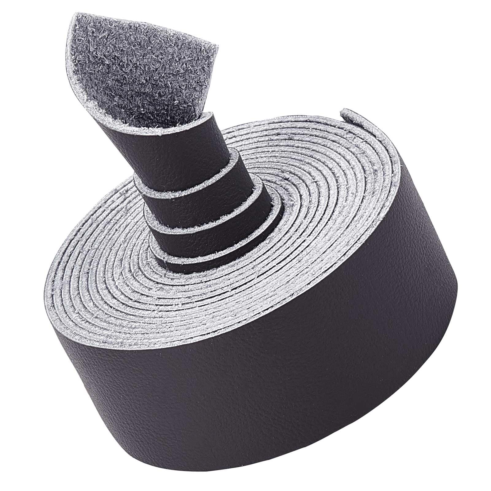 GORGECRAFT 25mm Wide Leather Strap Strips 79 Inch Long Flat Leather Cord Strings 1.5mm Thick Gray Lychee Grain Imitation Belt for DIY Craft Pet Collars Bracelet Ropes Handles Jewelry Keychains Making