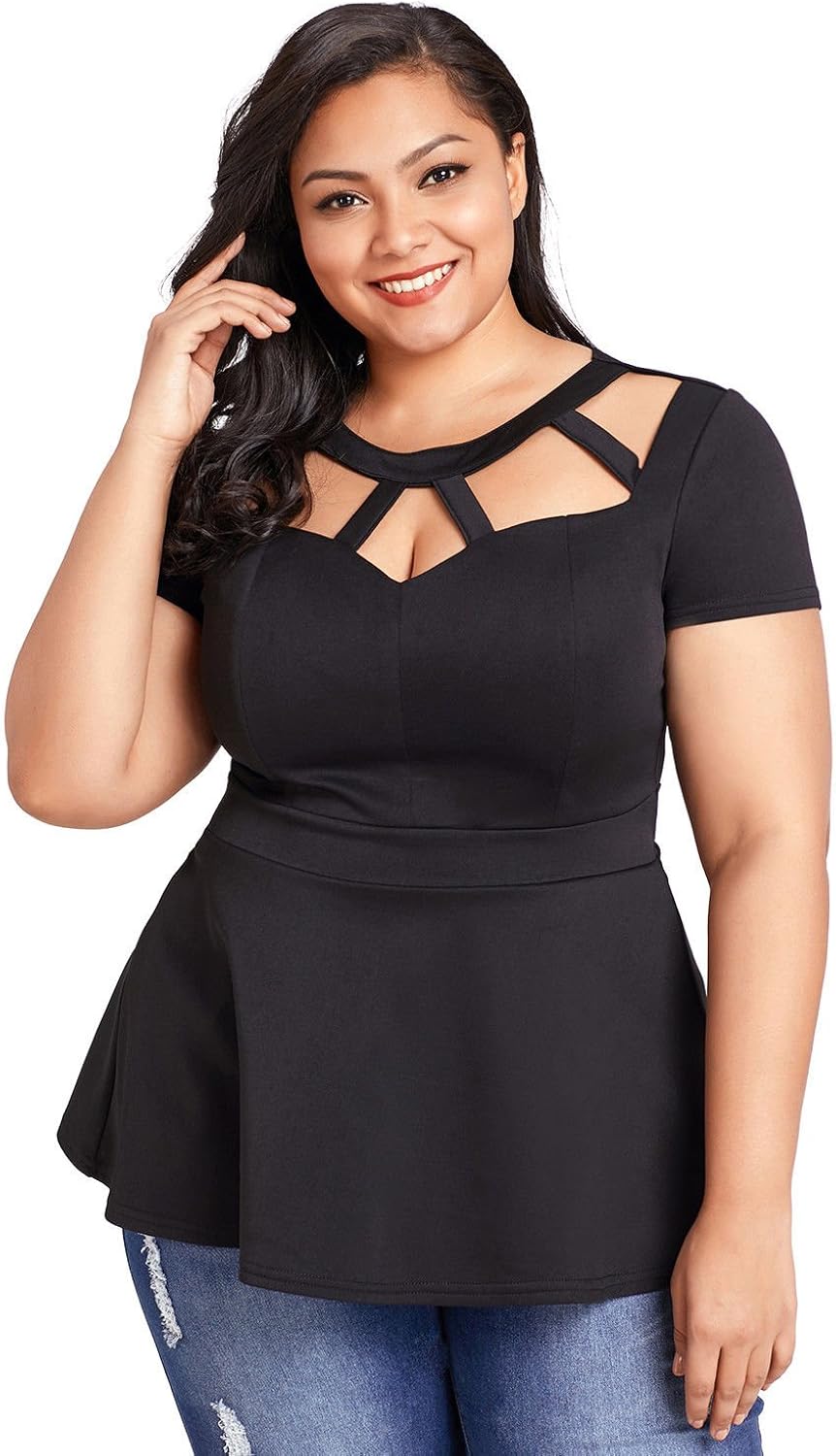 dress tops plus size
