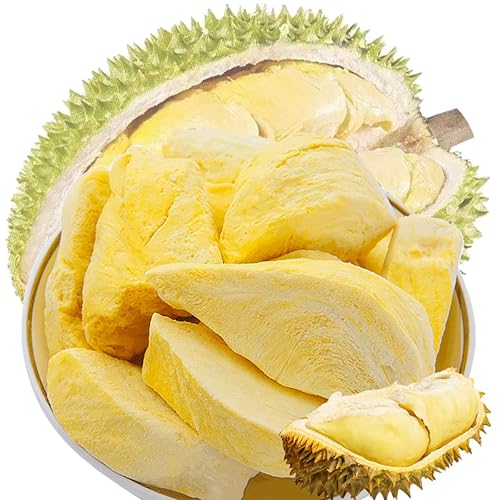 Dried Durian Fruit Chips, Freeze Dried Durian Candy Thailand, King