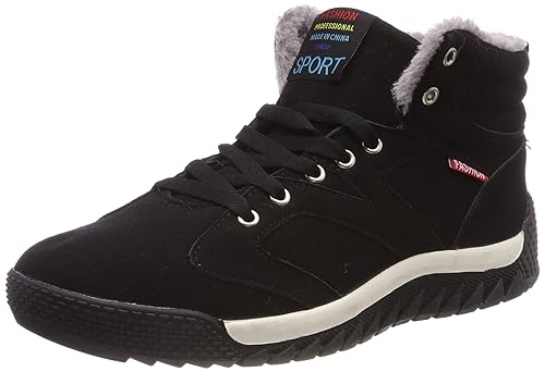 katliu Warm Gefüttert Winterschuhe für Herren, Größe 38-48