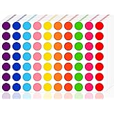 7000 Pieces Dot Stickers, 3/4 inch Color Coding Labels Circle, 10 Color Circle Stickers, Price Stickers, Colored Dot Stickers