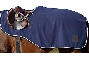 Equinavia Norse Warm Durable Fleece Quarter Sheet for Horses - Navy - XL