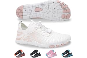 IEIRYE Hike Barefoot Shoes for Women Men - Quick Dry Wide Toe Box Beach Swim Athletic Sports Shoes, Non-Slip Hike Yoga Lightweight Footwear Aqua Hiking Walking Kayaking Diving Surfing