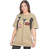 Ghostbusters Halloween Costume Cosplay Adult Short Sleeve T-Shirt with Back Print