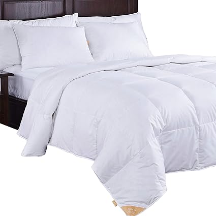 Amazon Com Puredown Lightweight White Goose Down Comforter Duvet
