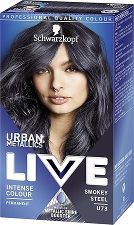 Schwarzkopf Urban Metallics Live Hair Colour U73 Smokey Steel