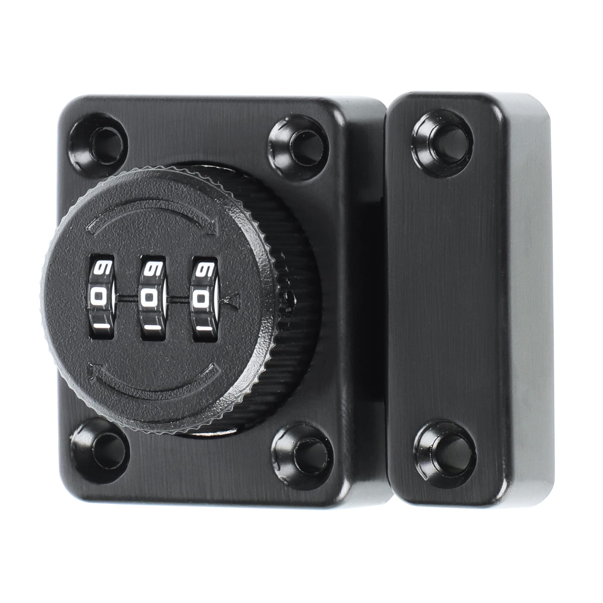 Photo 1 of Alise Password Gate Latch Slide Bolt Latches Lock,Safety Double Sided Gate Hardware,MSS002-B Black