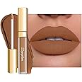 Depuplum Brown Lipstick Matte for Women Color Stay Long Lasting Lipstick Smudgeproof Liquid Lipsticks Cruelty Free Lip Color, DM11 Caramel Latte