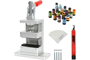 wosofe Golf Club Remove Regrip Vise Tool, Golfer Workshop Rubber Vise Clamp, Home Grip Workbench, with 17 Ferrules Suitable for Irons Grip Tape for Convenience Efficiency