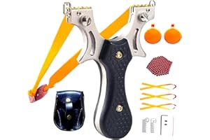 JFHH Slingshot, Hunting Sling Shot Set for Adults, Slingshots, Slingshot Toys Catapult Game, Premium Pocket-Sized Slingshot for Age Greater Than 18 Years Old Hunting, Squirrel Hunting, Fishing