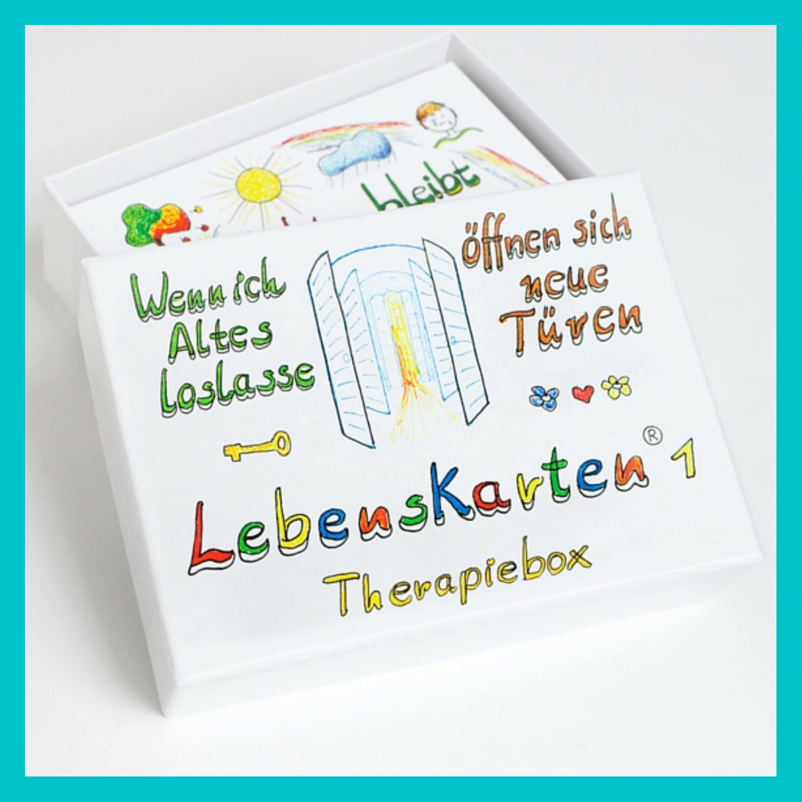 Lebenskarten Therapy Box 88 Therapy Cards from Barbara Völkner (in German)