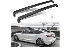 AUXPACBO Lockable Roof Rack Fits for Tesla Model 3 2017 2018 2019 2020 2021 2022 2023 2024 2025 Cross Bar Accessories Rooftop Luggage Cargo Carrier for Canoe Kayak Bike