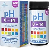 pH Test Strips 0-14 | 200 Universal Strips for Fast, Accurate pH Testing | Litmus Paper for Water, Pools, Kombucha, Food, Soap Making, Skincare, Brewing, Hydroponics, Science, Fermentation &amp; Canning