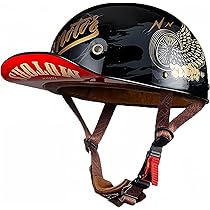 Amazon.com: Baseball Cap Helmet,Motorcycle Half Helmet,Open