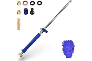 Upgraded Jet Nozzle High Pressure Hose Nozzle for Garden Hose, 2-in-1 High Power Washer with 2 Different Nozzles-03