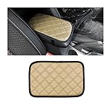 8sanlione Car Leather Center Console Cushion