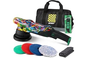 BATOCA P1 Dual Action Car Polisher Buffer Sander 1000W Orbital Polishing Machine DA 5inch Polishing Pads for Car Detailing Po