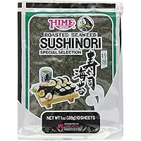 Hime Seaweed Sushi Nori, 10 Sheets, Net. Wt.,1 Ounce (Pack of 1)