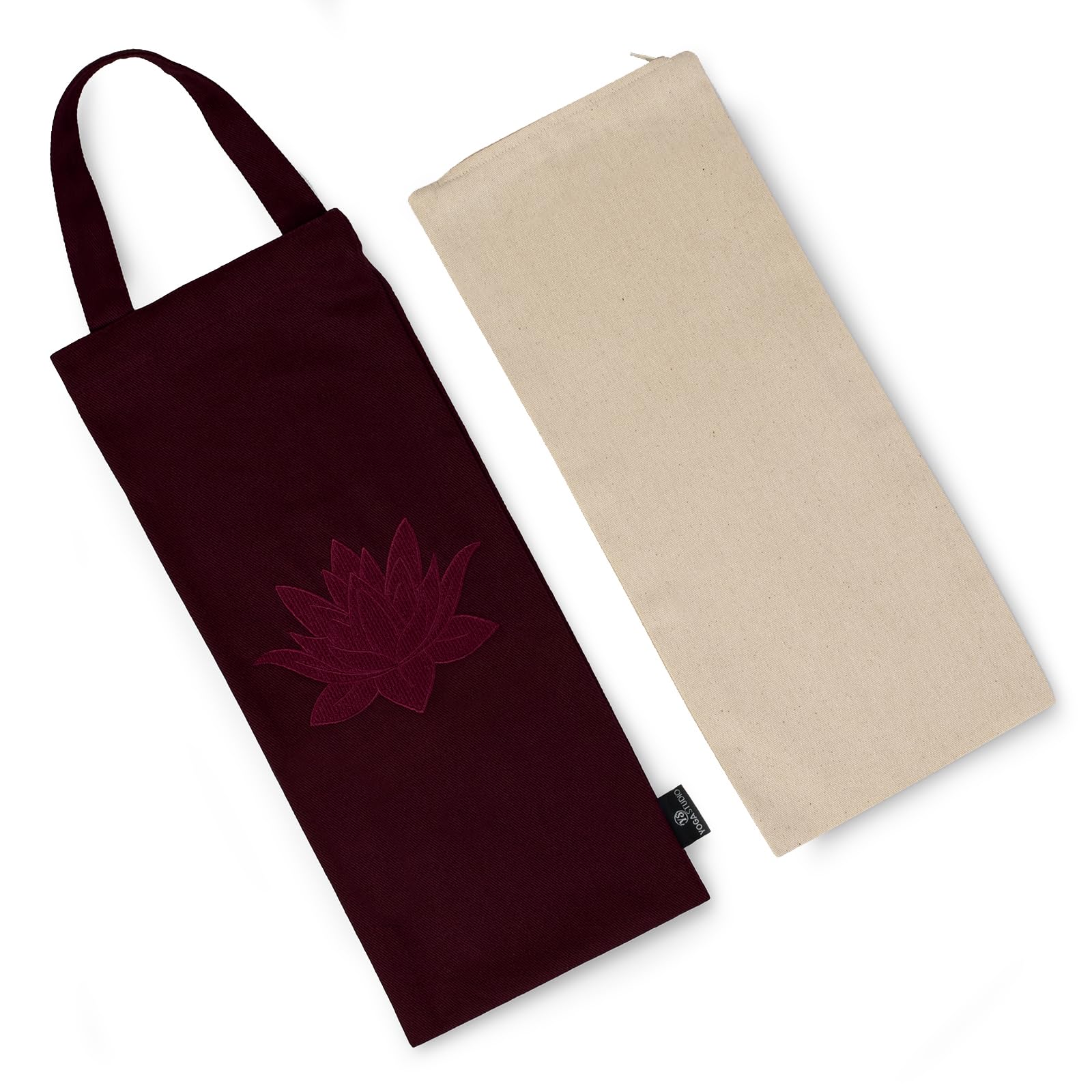 Yoga Studio Cotton Yoga Sandbag - Cover Only (Raspberry)