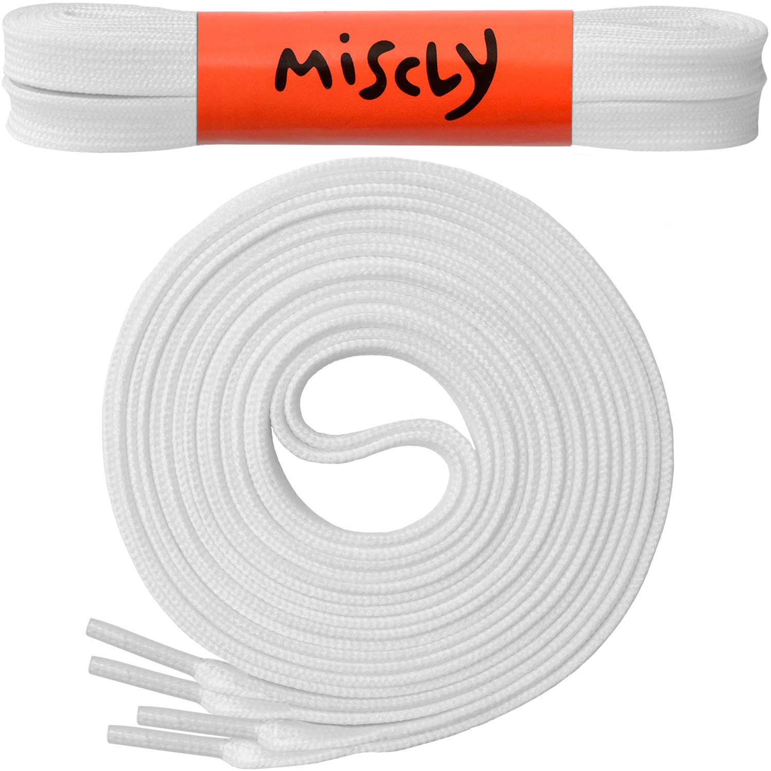 Cordones Planos Miscly Pares Para Todo Tipo de Zapatos y Zapatillas Anchura