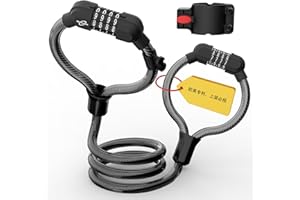 Honszex Scooter Lock, Bike Lock, Security Cable Locks 41 Inch with Mounting Bracket, Cable Locks Anti-Theft, Combination Lock for Bike, Electric Scooter, Mountain Bike, Road Bike