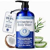 Roycederm Antibacterial &amp; Antifungal Body Wash (16.9 fl oz) - Antibacterial Soap for Odor, Back Acne, Jock Itch, Athlete&rsquo;s Foot &amp; Eczema - Kills 99.9% of Germs &amp; Bacteria - Non-Drying Daily Cleanse