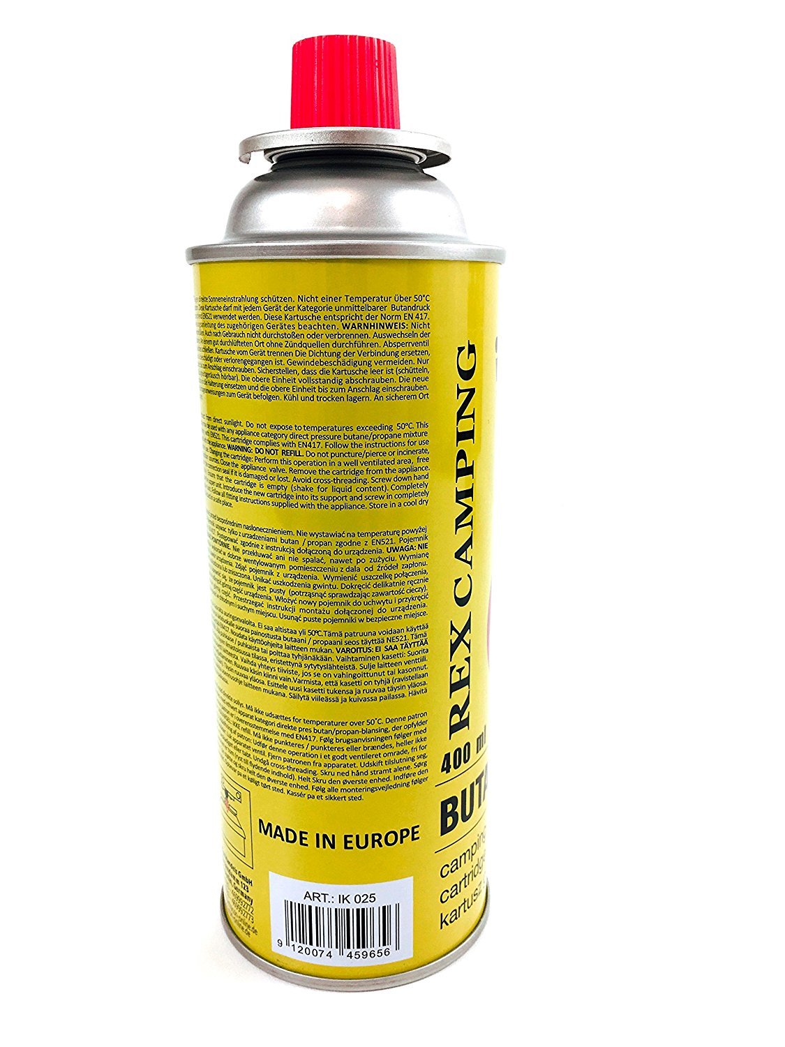 Lote de 12 pack Rex camping gas butano de gas à 227 g Volumen Pro ...