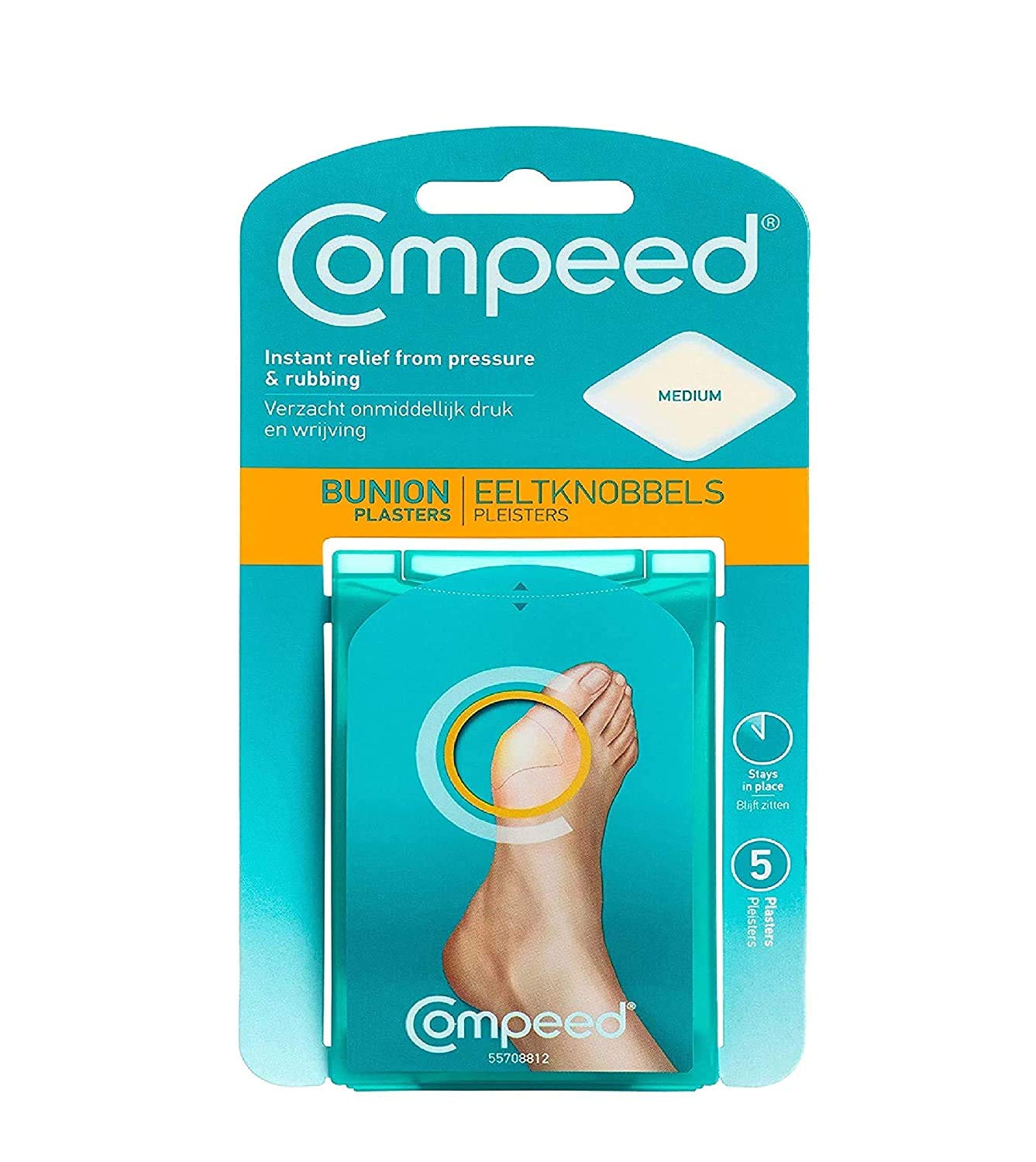 THREE PACKS of Compeed Bunion Plasters x5 - Medium
