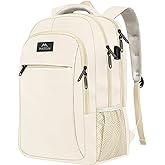 MATEIN Laptop Backpack 15.6 Inch, Anti Theft Business Travel Backpack with USB Charging Port, Water Resistant Slim Computer Work Bag for Women Teacher Nurse Office Worker