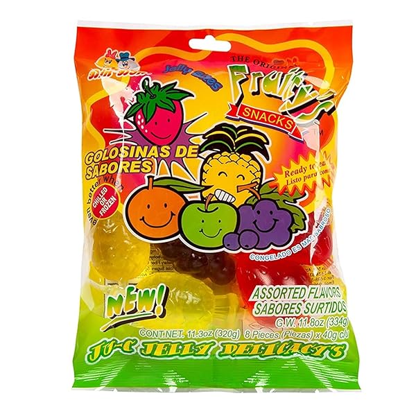 DIN DON JU-C JELLY TIKTOK CANDY 12.6OZ (360G), 9 PIECES X 40G