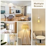 DiCUNO E27 Lampholder Pendant Light Fitting White 4M Cable Ceiling Kit view 8