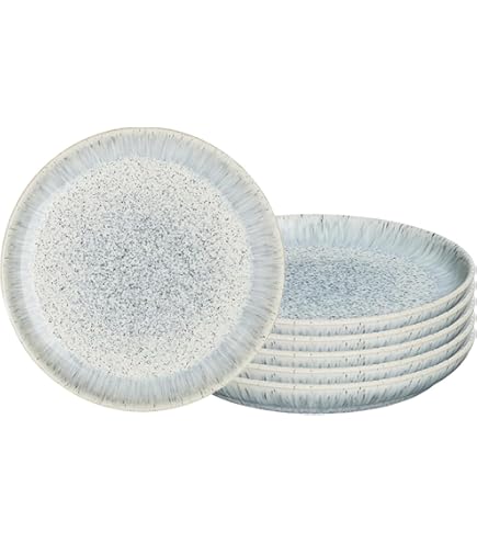 Amazon.com | Denby - Arc White Porcelain Dinner Plates Set of 6