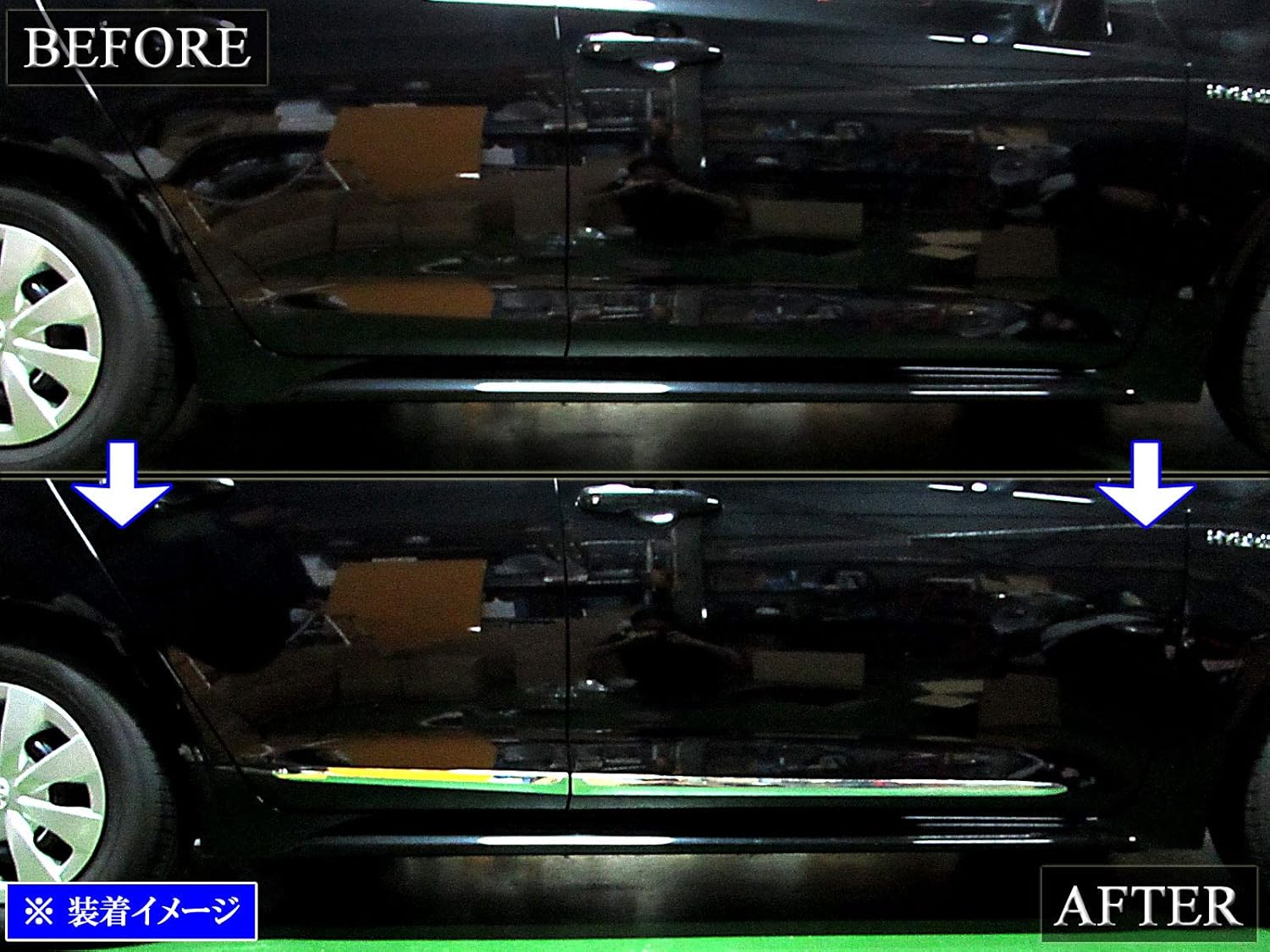 Amazon Brightz カローラツーリング 210 211 212 214 メッキサイドドアモール 55cm 2 90cm 2 Sai Mol 5590 Nre210w Zre212w Zwe211w Zwe214w Nre210 Zre212 Zwe211 Zwe214 カローラ ツーリング モール 車 バイク