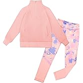 GRACE KARIN Girls Fall Outfit Teen 2 Piece Sweatshirt Sweatpant Back To School Tracksuit Fashion Cute Clothes Size 6-12