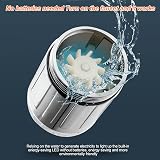 JReHuiG 2-Piece LED Water Faucet Tap 3-Color Temp Sensor Kitchen Bathroom Sink view 5