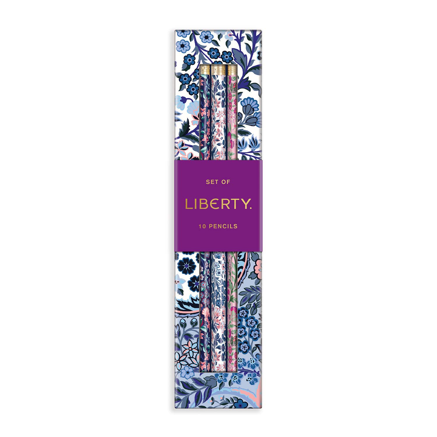 Galison Liberty Tanjore Gardens Pencil Set: Liberty London