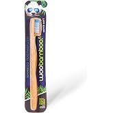 Woobamboo! Adult Super Soft Bamboo Toothbrush, Made From Sustainable Bamboo, Plastic Negative (Pack of 1)