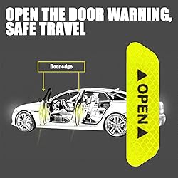 Fogfar 4 PCS Door Open Warning Reflective