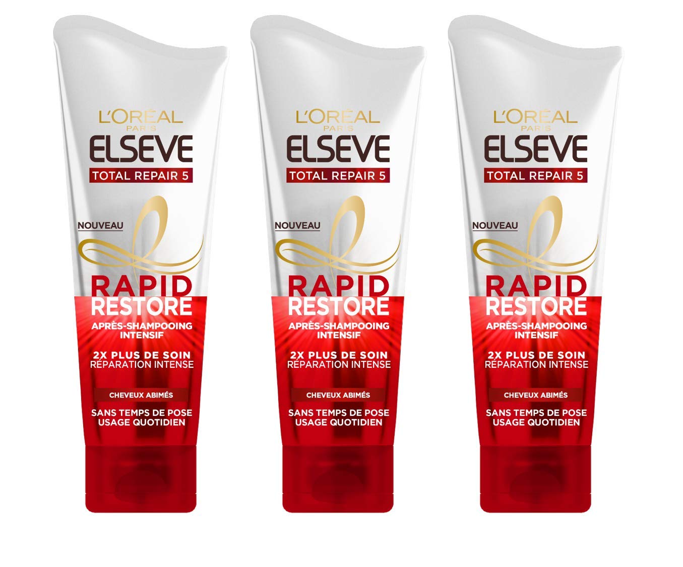 L'Oréal Paris Elsève Rapid Restore Tr5 Intensive Repair Conditioner 180 ml - Pack of 3