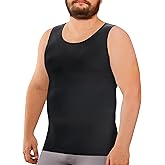 Nebility Shapewear Men Compression Shirts - Sleeveless Slimming Undershirts Tummy Control Body Shaper Tank Top