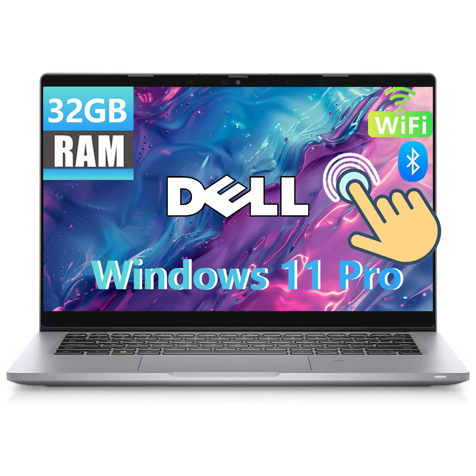 Dell Latitude 5320 Touchscreen Laptop Core i7-11th, 32GB RAM 256GB(Renewed) | 13.3“ FHD (1920x 1080) Display, 256GB SSD, CAM,