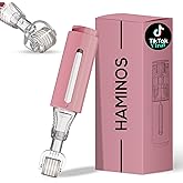 Derma roller 0.25 mm with Reservoir for Lips, Skin, Hair, Wrinkles, Stretch Marks, Hyperpigmentation INSTANT SERUM APPLICATION, 105 Titanium Needles