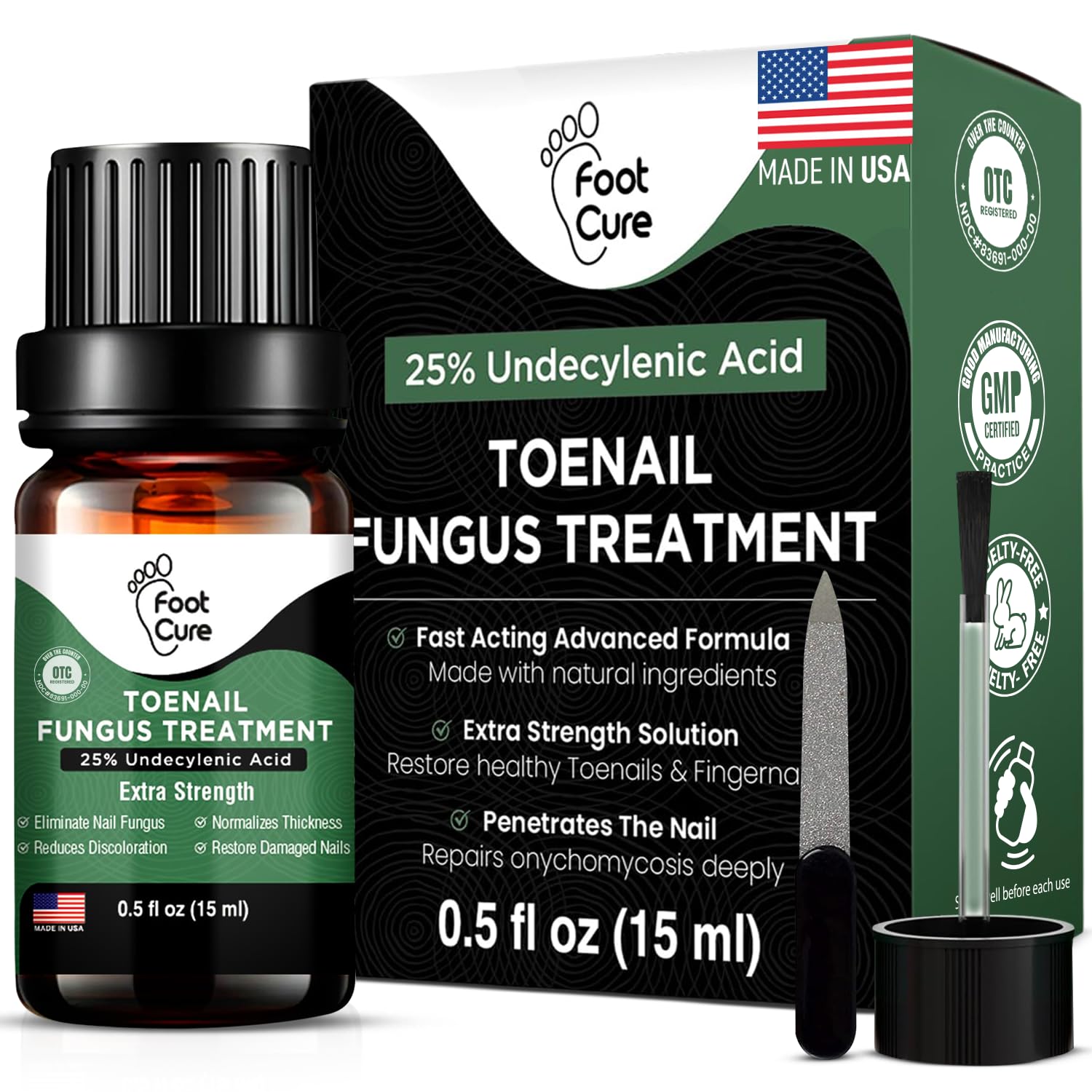Toenail Fungus Treatment Extra Strength - Best nail fungus treatment for fingernails, nail repair, toenail softener, yellow toenail treatment, ingrown nails and foot fungus treatment extra strength