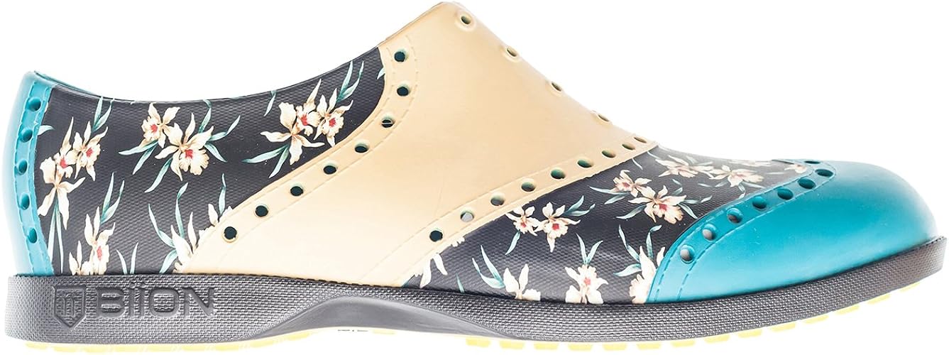 Biion Oxford Pattern Unisex Golf Shoes Oasis Men's (8
