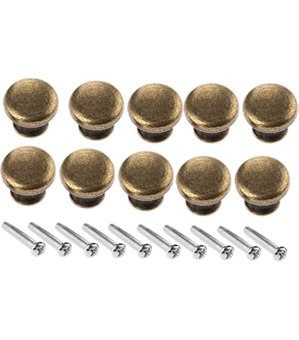 ARAMOX Bouton de tiroir 2 pièces Vintage en laiton boîte à bijoux poignée anneau meubles
